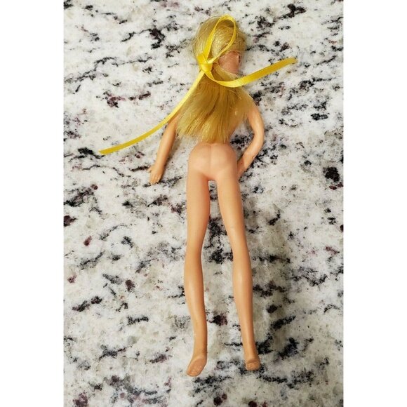 Vintage Mattel Rock Flower Doll Heather With Sunglasses Blonde 1970 Hong Kong - Picture 4 of 6